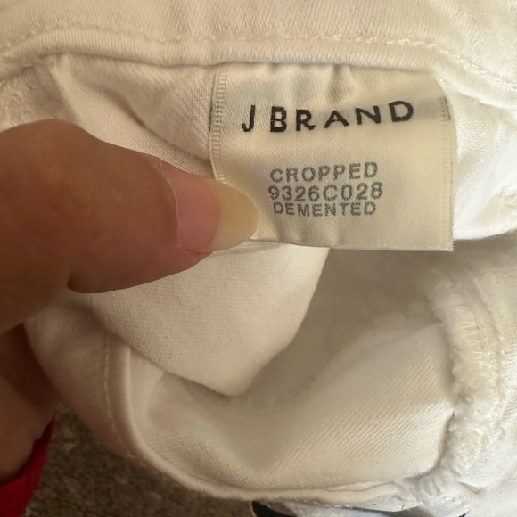 J-Brand brand new cropped distressed skinny jeans - white - Picture 3 of 8